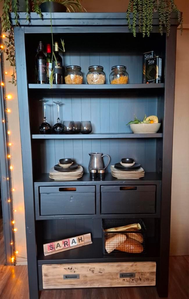 Open buffetkast boekenkast, Huis en Inrichting, Kasten | Buffetkasten, Zo goed als nieuw, Ophalen of Verzenden