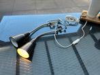 2x spotlampen., Huis en Inrichting, Ophalen, Gebruikt, Metaal of Aluminium, Plafondspot of Wandspot