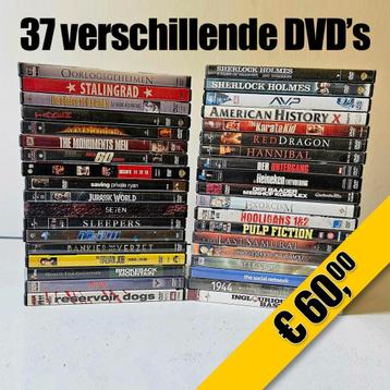 37 Verschillende DVD's beschikbaar voor biedingen