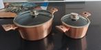 Pannen, Huis en Inrichting, Keuken | Potten en Pannen, Ophalen, Gebruikt, Inductieplaat, Pannenset