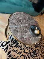 Richmond salontafel marmer goud hotel chique, Huis en Inrichting, Tafels | Salontafels, Zo goed als nieuw, Minder dan 50 cm, Rechthoekig