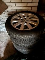 4 x velgen met winterbanden continental 205/55 R16 91H, Auto-onderdelen, Banden en Velgen, Ophalen, 16 inch, 205 mm, Winterbanden