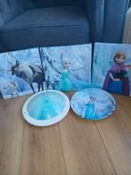 Frozen Decoratie Set: Schilderijen, Dienblad, Lamp, Ophalen, Gebruikt