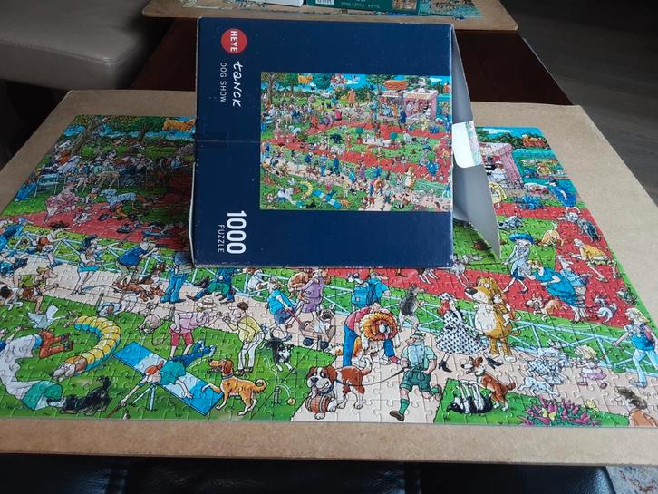 Heye puzzel., Hobby en Vrije tijd, Denksport en Puzzels, Gebruikt, 500 t/m 1500 stukjes, Ophalen of Verzenden