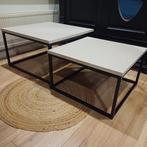 salontafelset, industrieel, Huis en Inrichting, Tafels | Salontafels, Ophalen, Rechthoekig, Minder dan 50 cm