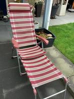 Tuinstoel / Ligstoel - Verstelbaar, Ophalen, Zo goed als nieuw, Aluminium, Inklapbaar