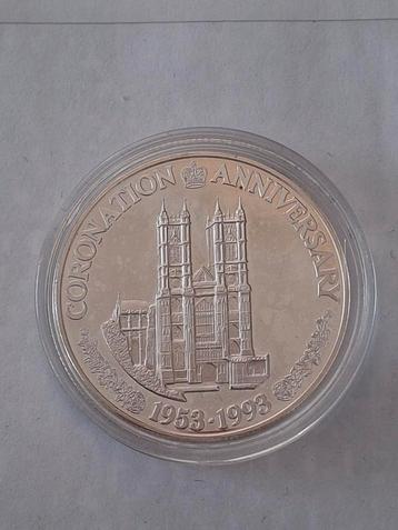 Turks- en Caicoseilanden 1993 Zilver Westminster Abbey beschikbaar voor biedingen
