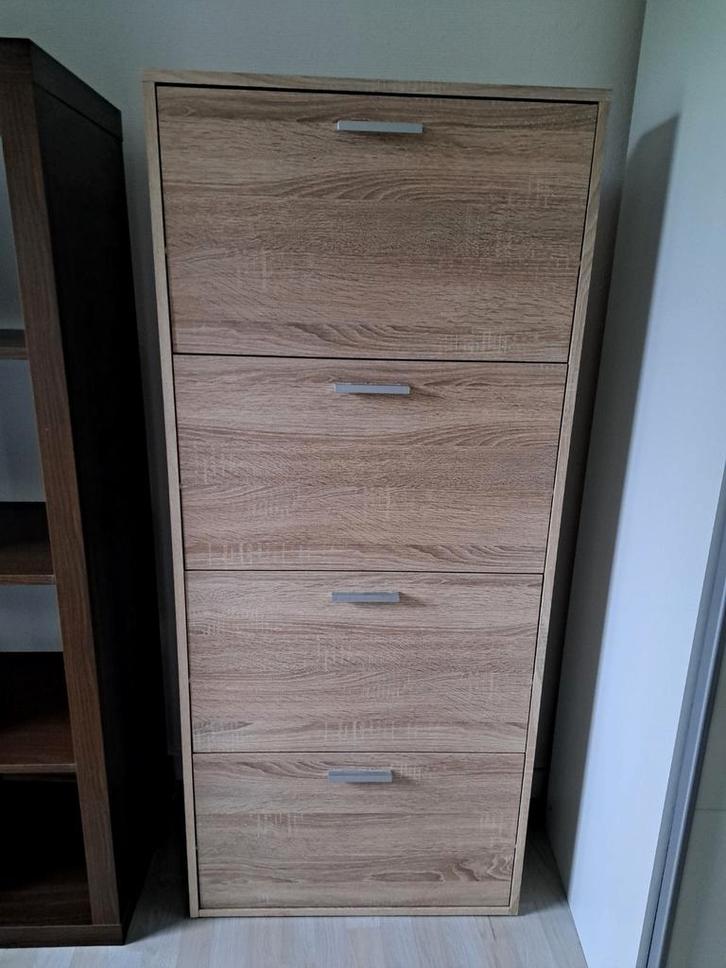 Schoenenkast lichtbruin Jysk, Huis en Inrichting, Kasten | Schoenenkasten, Zo goed als nieuw, Ophalen of Verzenden