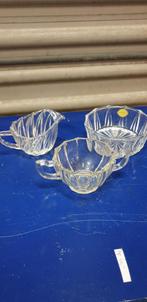 roomstel en koekjesschaaltje vintage kristal, Huis en Inrichting, Keuken | Keukenbenodigdheden, Ophalen of Verzenden, 'T Olde Gre-j