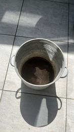 Zinken wastobbe geen gaten in bodem , deukje in zijkant, Ophalen of Verzenden, Zo goed als nieuw