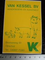 sticker van kessel mengvoeders kunstmest oirschot logo VK, Verzamelen, Verzenden, Zo goed als nieuw, Bedrijf of Vereniging