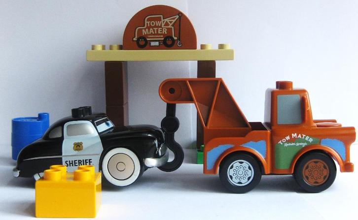Lego Duplo 5814 Cars Takel’s Werkplaats Z.G.A.N, Kinderen en Baby's, Speelgoed | Duplo en Lego, Zo goed als nieuw, Duplo, Complete set