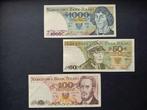 Bijletten bankbijletten Zloty 1000 + 50 + 100 Polski, Ophalen of Verzenden, Bankbiljetten, Buitenland