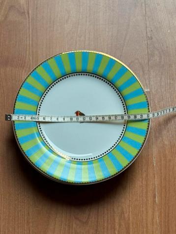 Pip Studio servies Love Birds Ontbijtborden groen/blauw beschikbaar voor biedingen