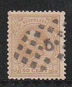 K010 Nederland gestempeld 1872 nr 27 nummerstempel 5, Ophalen of Verzenden, T/m 1940, Gestempeld