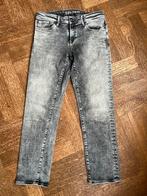 Denham zwart grijze jeans W28 Monroe classic tapered fit 28, Denham, Ophalen of Verzenden, Zo goed als nieuw, W28 - W29 (confectie 36)