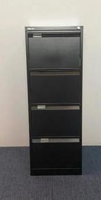 Zwarte hangmappenkast / ladenkast, Ophalen