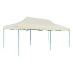 Partytent pop-up inklapbaar 3x6 m crème gratis bezorgd, Nieuw, 2 meter of meer, 5 tot 8 meter, Opvouwbaar