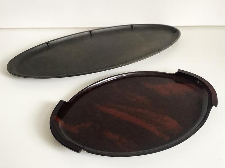 Art deco dienbladen bakeliet jaren 30 Philips, Huis en Inrichting, Woonaccessoires | Dienbladen, Gebruikt, Overige materialen