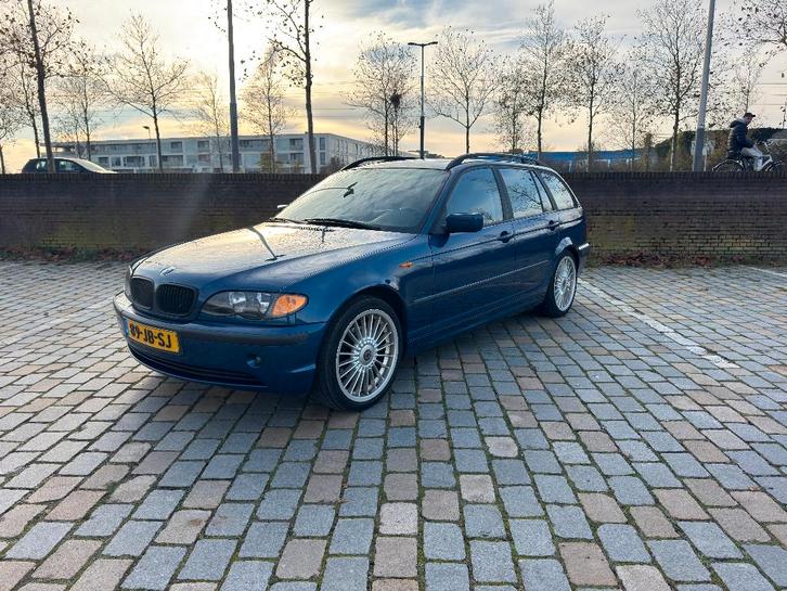 BMW 3-serie Touring - E46 318i Blauw | Cruise | Infotainment, Auto's, BMW, Particulier, 3-Serie, ABS, Airbags, Airconditioning