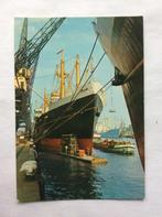 Rotterdam Havengezicht havenkranen schepen, Ophalen of Verzenden, 1960 tot 1980, Ongelopen, Zuid-Holland