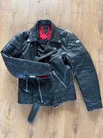 Gaaf Oldskool leren jack en broek mt 50, Motoren, MQP, Ophalen of Verzenden, Tweedehands, Heren