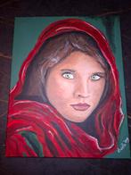 Schilderij Afghaans Meisje Steve McCurry + NG, Ophalen of Verzenden