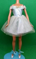 Vintage Barbie Ballet Jurk Blauw/Tule Mattel Balletschoentje, Gebruikt, Ophalen of Verzenden, Kleertjes