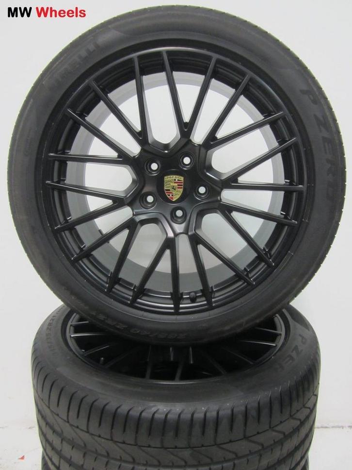 Porsche 21 inch Origineel velgen Cayenne E3 SUV zomerbanden, Auto-onderdelen, Banden en Velgen, Banden en Velgen, Zomerbanden