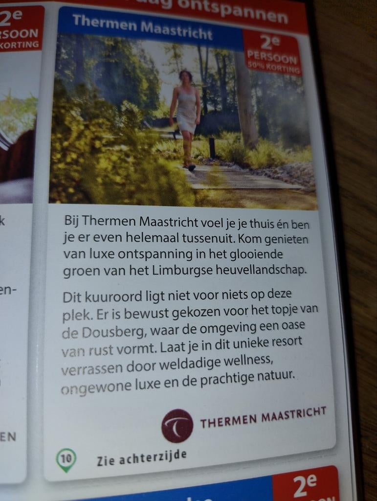 Korting Thermen Maastricht., Tickets en Kaartjes, Twee personen, Kortingsbon, Spa of Sauna