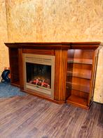 Prachtige klassieke kast met electrische sierhaard, Huis en Inrichting, Haarden, Ophalen, A, A, A