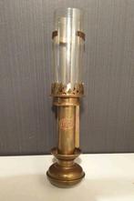 Antieke trein wagon lamp koper glas Great Western Railway, Antiek en Kunst, Curiosa en Brocante, Ophalen of Verzenden