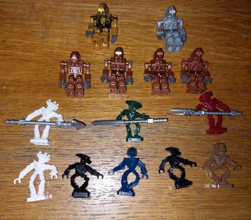 Lego figuren Bionicle (klein) 14stuks  beschikbaar voor biedingen