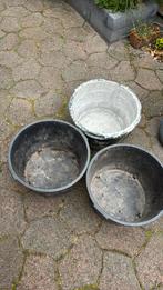 2 bloembakken en 1 specieton, Ophalen, Minder dan 30 cm, Minder dan 60 cm, Rond