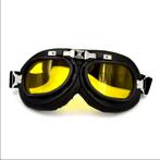 Retro Bikers Bril Goggles Piloten Zonnebril Motorbril Geel, Nieuw