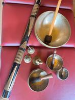 Klankschaal set, Muziek en Instrumenten, Overige Muziek en Instrumenten, Ophalen of Verzenden, Zo goed als nieuw