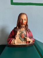 Antiek Heilig Hart Borstbeeld Deridder, Antiek en Kunst, Antiek | Religie, Ophalen of Verzenden
