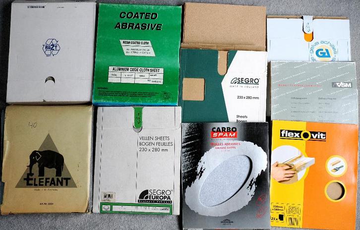 groot pakket schuurpapier, kwaliteitsmerken, Doe-het-zelf en Verbouw, Schildersmaterialen, Nieuw, Overige typen, Ophalen of Verzenden