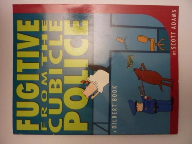 Scott Adams - Fugitive from the cubicle police [Engelstalig], Boeken, Stripboeken, Zo goed als nieuw, Eén stripboek, Verzenden