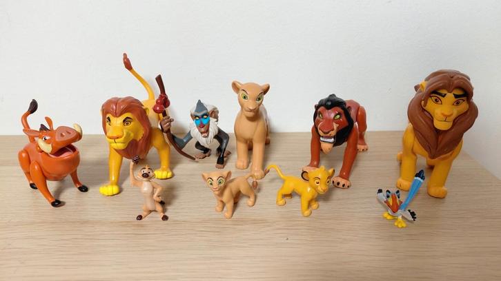 Figuren set lion king disney, Verzamelen, Poppetjes en Figuurtjes, Zo goed als nieuw, Ophalen of Verzenden