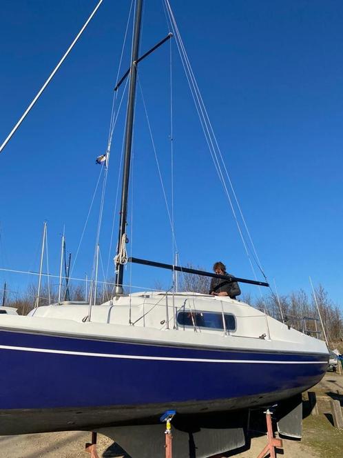 zeilboot Compromis 720, Watersport en Boten, Kajuitzeilboten en Zeiljachten, Gebruikt, Tour-wedstrijdjacht, Polyester, 6 tot 9 meter