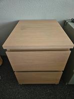 Ikea Malm Ladekastje licht hout, Ophalen, Minder dan 50 cm, Gebruikt, 1 of 2 laden