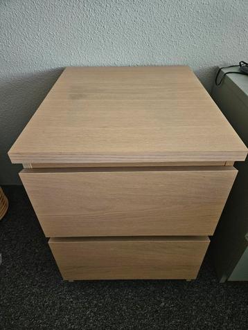 Ikea Malm Ladekastje licht hout