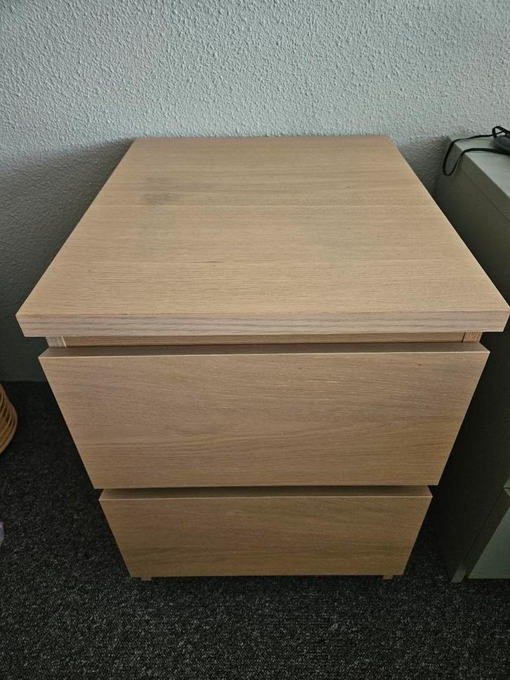 Ikea Malm Ladekastje licht hout, Huis en Inrichting, Kasten | Ladekasten, Gebruikt, Minder dan 100 cm, Minder dan 50 cm, 25 tot 50 cm