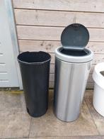 Brabantia prullenbak 30 liter (2 maal!), Ophalen, Gebruikt, 50 tot 75 cm, 40 liter of meer