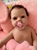 Full body siliconen meisje met zachte moihair haartjes !, Verzamelen, Poppen, Ophalen of Verzenden, Nieuw, Babypop