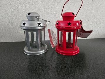 Set van 2 decoratieve lantaarns beschikbaar voor biedingen
