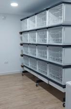 Terenziani CILEA 6040 draadkooien wand 28 stuks als nieuw, Dieren en Toebehoren, Vogels | Hokken en Kooien, Ophalen, Zo goed als nieuw