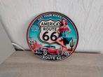 WANDPLAAT  GET YOUR KICKS ON   ROUTE  66, Huis en Inrichting, Woonaccessoires | Wanddecoraties, Ophalen of Verzenden, Zo goed als nieuw