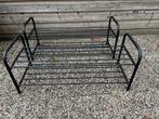 Zwart schoenenrek - 2 schappen, Ophalen, Zo goed als nieuw
